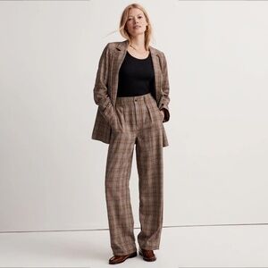 NWT Madewell Suit Neale Pant and Caldwell Double Breasted Blazer in Ghent Plaid